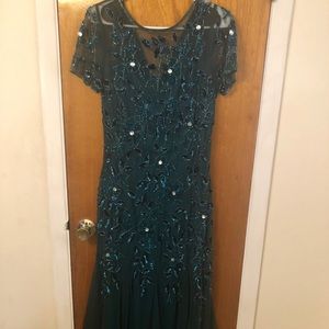 Adrianne papell beaded gown
